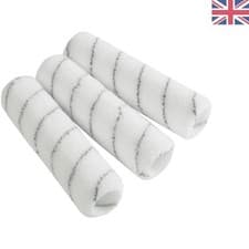 Image of Professional 9" Medium Pile Roller Sleeves, 3 Pack – Less Splatter Design