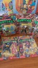 Image of NEW Tmnt 5 Figure Reissue Set MOC Bebop, Slash, Mutagen, Mutant Ninja Turtles
