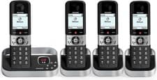 Image of Alcatel F890 Voice Quad Cordless Phone Set Call Block Answer Machine UK