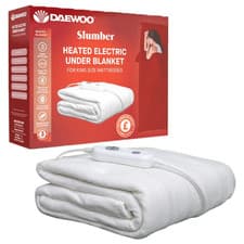 Image of Electric Heated Under Blanket 3 Heat Setting Machine Washable Single Double King