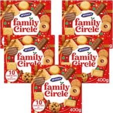 Image of McVitie's Family Circle Biscuit Assortment 400g - 5 Pack.