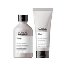 Image of LOreal Professionnel Serie Expert DUO Silver Shampoo 300ml and Conditioner 200ml