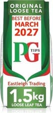 Image of 1.5KG CATERING PACK PG TIPS BLACK LOOSE LEAF TEA ORIGINAL UK BEST BY MARCH 2027