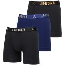 Image of Nike's Mens Jordan Flight Stretch Boxers Brief 3 Pack Casual Soft Cotton