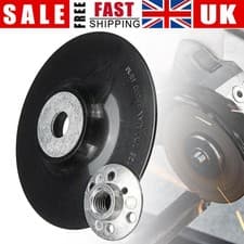 Image of 125mm 5" Semi Flexible Rubber Backing Pad Plate M14 Angle Grinder Sanding Disc