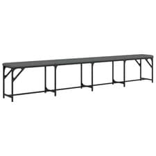 Image of Dining Bench Hallway Bench Dining Room Bench Seat Steel and Fabric vidaXL