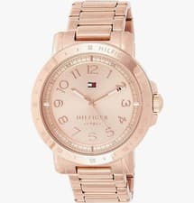 Image of Tommy Hilfiger Women's 1781396 Rose Gold-Tone Watch