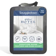 Image of Snuggledown Signature Goose Feather & Down Cotton Cover Duvet