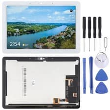 Image of For Google Nest HUB Max LCD Screen with Digitizer Full Assembly (White)