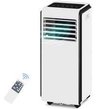 Image of HOMCOM 4-in-1 Portable Air Conditioner 7000 BTU Air Conditioning Unit White