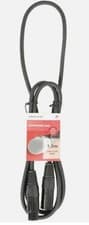 Image of QTX 3 Pin XLR PLUG - XLR SOCKET MICROPHONE LEAD / CABLE - 1.5M / 6M / 12M - NEW
