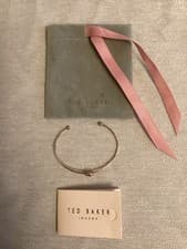 Image of TED BAKER ELVAS ROSE GOLD GLITTER BANGLE