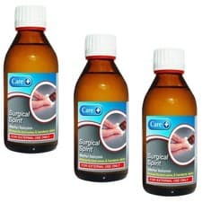 Image of Care Surgical Spirit 200ml 3pk Liquid Sterilising Solution First Aid Antiseptic