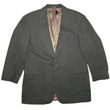 Image of Hugo Boss Men's Grey Textured Two Button Blazer Sport Coat Made in USA Dillard's