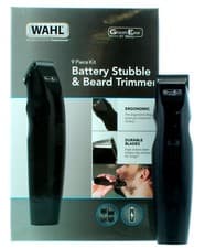 Image of Wahl GroomEase Battery Stubble & Beard Trimmer 9 Piece Kit 9685-517 UK