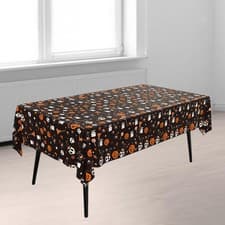 Image of Halloween Tablecloth Halloween Decoration Creative Spooky Pumpkin Decorative