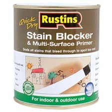 Image of Rustins SBMP1000 Quick Dry Stain Block & Multi Surface Primer 1 litre
