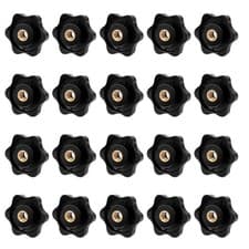 Image of 20 Pack 1/4-20 Female Thread Star Knobs Clamping Knob for T-Track Jigs New