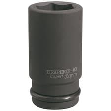 Image of Draper Expert HI-TORQ 6 Point Deep Impact Socket 3/4" Square Drive 32mm