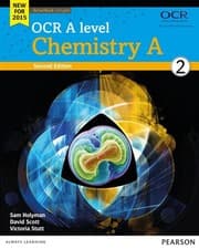 Image of OCR A level Chemistry A Student Book 2 + ActiveBook by Dave Scott Book & Merchan