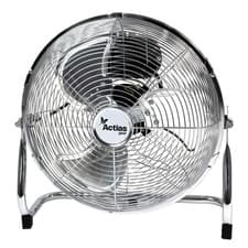 Image of Metal Floor Fan 12" High Velocity 3 Speed Control Air Cooling Gym Home Workshop