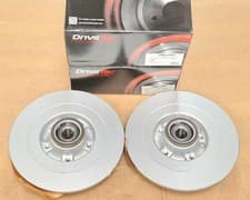 Image of BRAKE DISCS X2 300mm REAR FITS RENAULT LAGUNA MK3 LATITUDE DRIVETEC DM9138RS