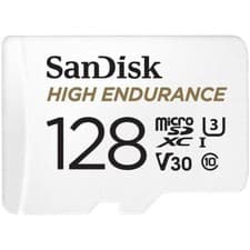 Image of SanDisk High Endurance 100MBs Micro SDXC Card with Adapter 128GB SDSQQNR-128G