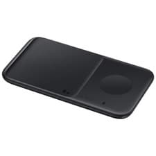 Image of Samsung Wireless Charging Pad Duo Two Devices Phone & Watch Fast Charger Black