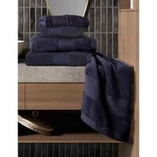 Image of Ted Baker Bath Towel in Blue / Navy, 70 x 130 cm - Brand New Embroidered Logo