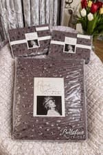 Image of Kylie Minogue EVA MAUVE Throw And 2 Housewife Pillowcases, BNIP