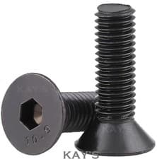 Image of M3 M4 M5 M6 M8 COUNTERSUNK SCREWS ALLEN SOCKET BOLTS SELF COLOUR HIGH TENSILE