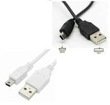 Image of 1,2,3M Long USB to MINI B Data Charger Cable For Garmin, Dash Cam GoPRO MP3 MP4
