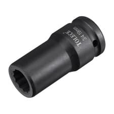Image of 3/4" Drive 19mm 12-Point Deep Impact Socket CR-MO Steel 78mm Length Metric,1Pcs
