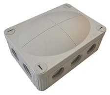 Image of Wiska Combi Junction Box Grey 310 117x85x51mm No Terminals 10113407 LG