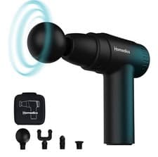 Image of HoMedics NOVO Mini Massage Gun - Heated Electric Handheld Massager