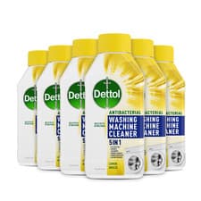 Image of Dettol Washing Machine Cleaner Lemon 250ml Kills 99.9% of Bacteria pack of 6