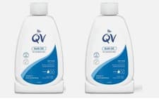 Image of 2 x QV Bath Oil 250ml for Sensitive and Dry Skin Eczema Relief Formula