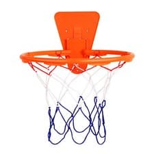 Image of Wall Mount Basketball Hoop Indoor Basketball Hoop with Basketball Net Hangings
