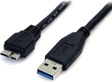 Image of StarTech USB 3.0 A to Micro B Cable 0.5m - Braided, Shielded, 5Gbps