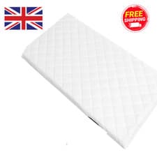 Image of SNUZPOD 2 Bedside Crib with Anti-Allergy Breathable Quilted Mattress 80x36x5 cm