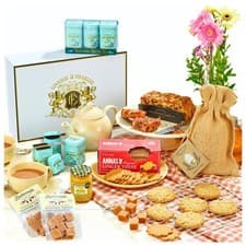 Image of Edmond & Charles Luxury Afternoon Tea Hamper for 2 – Featuring a Selection of...