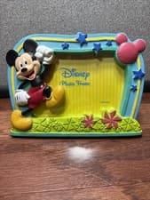 Image of Disney Mickey Mouse 3D Picture Frame - 4 x 6 Ceramic 3D Mickey Mouse Brand New