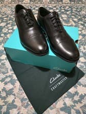 Image of Clarks Men's Shoes Black Size 8 New In The Box Never Worn