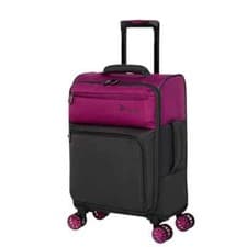 Image of IT Luggage Megalite Duo-Tone 8 Wheel Small 56cm Suitcase Fuchsia/Magnet