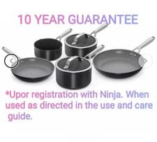 Image of Ninja ZeroStick CeramicPro 5 Piece Saucepan andPan Set CW35000UKMM Midnight Blue