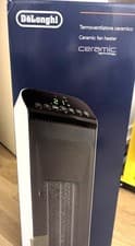 Image of DeLonghi HFX25S20 Tower Heater 2000W Ceramic Quiet Fan Remote RRP £90 NEW
