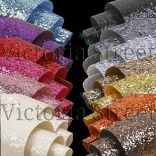 Image of Chunky Glitter Fabric Wallpaper - Heavy Duty GlitterWall Glitterbugs Crystal