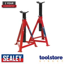 Image of Sealey AS3000 Axle Stands (Pair) 2.5tonne Capacity per Stand Medium Height