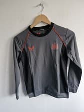 Image of Newcastle United Junior Training Sweatshirt Junior Medium 30 Chest Castore Grey