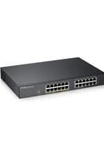 Image of 24 Port Zyxel GS1900-24EP Gigabit Smart Managed Switch, 12x Gigabit PoE+, 130W P